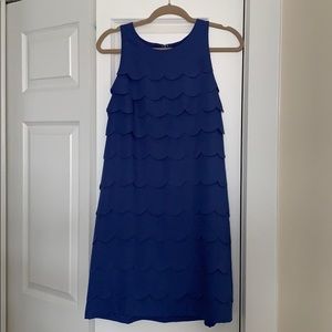 WHBM Scallop Tiered Dress
